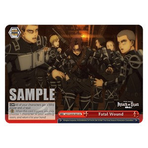 Fatal Wound (V.1 - Climax Rare) - Attack On Titan: Final Season (Climax Rare) [AOT/SX04-065]
