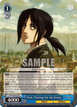 Pieck: Pointing Out the Enemy⁣ - Attack On Titan: Final Season⁣ (Common)⁣ [085]