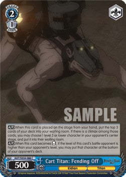 Cart Titan: Fending Off⁣ - Attack On Titan: Final Season⁣ (Common)⁣ [088]