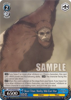Beast Titan: Marley Mid-East War⁣ - Attack On Titan: Final Season⁣ (Common)⁣ [093]