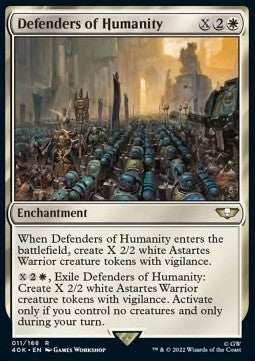 Defenders of Humanity - Universes Beyond: Warhammer 40,000 (Rare) [40K-11]