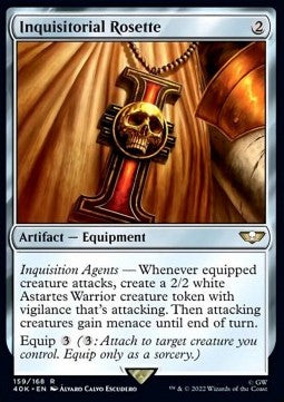 Inquisitorial Rosette - Universes Beyond: Warhammer 40,000 (Rare) [40K-159]