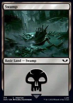 Swamp (V.5) - Universes Beyond: Warhammer 40,000 (Common) [40K-314]