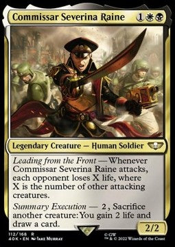 Commissar Severina Raine - Universes Beyond: Warhammer 40,000 (Rare) [40K-112]