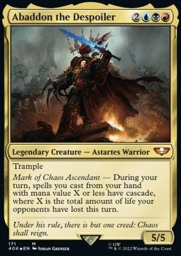 Abaddon the Despoiler (V.2) - Universes Beyond: Warhammer 40,000 (Mythic) [40K-171]