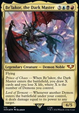 Be'lakor, the Dark Master (V.2) - Universes Beyond: Warhammer 40,000 (Mythic) [40K-172]