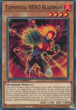 Elemental HERO Blazeman - Speed Duel GX: Midterm Paradox (Common) [SGX2-A11]