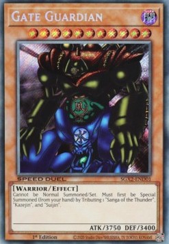 Gate Guardian (V.2 - Secret Rare) - Speed Duel GX: Midterm Paradox (Secret Rare) [SGX2-D01]