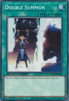 Double Summon⁣ - Speed Duel GX: Midterm Paradox⁣ (Common)⁣ [D18]