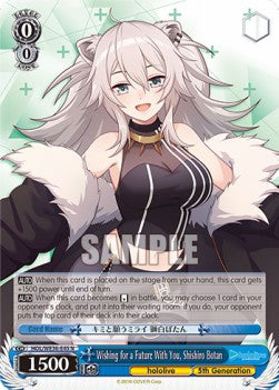 Wishing for a Future With You, Shishiro Botan (V.1 - Rare) - Hololive production Premium Booster (Rare) [HOL/WE36-045]