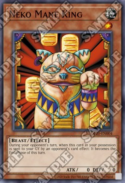 Neko Mane King⁣ - OTS Tournament Pack 20⁣ (Super Rare)⁣ [004]