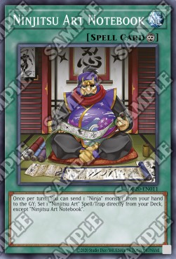 Ninjitsu Art Notebook⁣ - OTS Tournament Pack 20⁣ (Super Rare)⁣ [011]