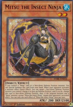 Mitsu the Insect Ninja (V.1 - Ultra Rare) - Darkwing Blast (Ultra Rare) [DABL-016]