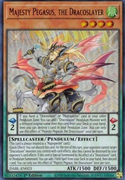 Majesty Pegasus, the Dracoslayer⁣ - Darkwing Blast⁣ (Ultra Rare)⁣ [023]