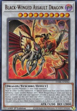Black-Winged Assault Dragon⁣ - Darkwing Blast⁣ (Ultra Rare)⁣ [042]