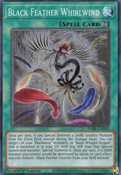 Black Feather Whirlwind⁣ - Darkwing Blast⁣ (Super Rare)⁣ [052]
