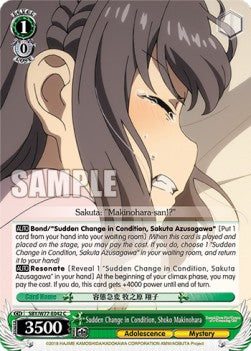 Sudden Change in Condition, Shoko Makinohara - Rascal Does Not Dream of a Dreaming Girl (Common) [SBY/W77-042]