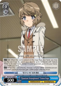 "Quantum Entanglement" Tomoe Koga - Rascal Does Not Dream of a Dreaming Girl (Common) [SBY/W77-088]