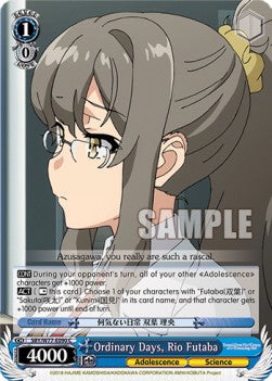 Ordinary Days, Rio Futaba - Rascal Does Not Dream of a Dreaming Girl (Common) [SBY/W77-090]