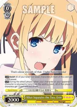 What Separates the Two, Eriri (V.1 - Rare)⁣ - Saekano: How to Raise a Boring Girlfriend⁣ (Rare)⁣ [006]
