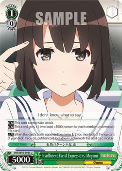 Insufficient Facial Expressions, Megumi⁣ - Saekano: How to Raise a Boring Girlfriend⁣ (Uncommon)⁣ [043]