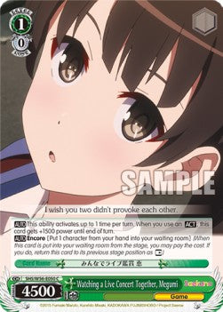 Watching a Live Concert Together, Megumi⁣ - Saekano: How to Raise a Boring Girlfriend⁣ (Common)⁣ [050]