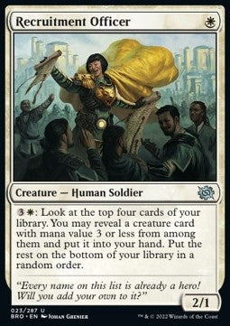 Recruitment Officer - The Brothers' War (Uncommon) [BRO-23]