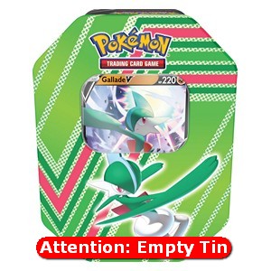 Empty Hidden Potential Tins: Gallade V Tin - Pokémon Products