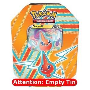 Empty Hidden Potential Tins: Rotom V Tin - Pokémon Products