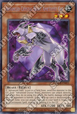 Advanced Crystal Beast Amethyst Cat - Battles of Legend: Crystal Revenge (Secret Rare) [BLCR-011]