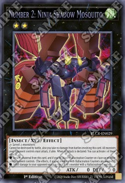 Number 2: Ninja Shadow Mosquito⁣ - Battles of Legend: Crystal Revenge⁣ (Secret Rare)⁣ [029]