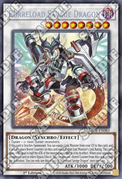 Borreload Savage Dragon (V.1 - Secret Rare) - Battles of Legend: Crystal Revenge (Secret Rare) [BLCR-083]