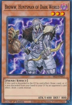 Broww, Huntsman of Dark World⁣ - Structure Deck: Dark World⁣ (Common)⁣ [011]