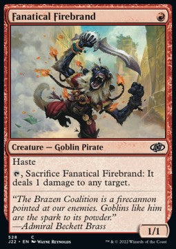 Fanatical Firebrand⁣ - Jumpstart 2022⁣ (Common)⁣ [528]