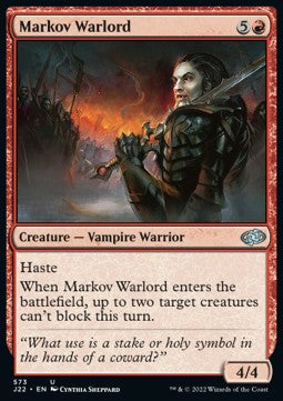 Markov Warlord - Jumpstart 2022 (Uncommon) [J22-573]