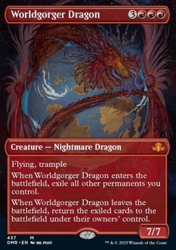 Worldgorger Dragon (V.2) - Dominaria Remastered: Extras (Mythic) [XDMR-437]