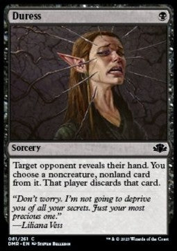 Duress - Dominaria Remastered (Common) [DMR-81]