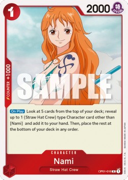 Nami (OP01-016) (V.1) - Romance Dawn (Rare) [OP01-016]