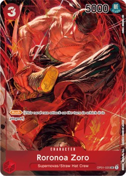Roronoa Zoro (OP01-025) (V.2)⁣ - Romance Dawn⁣ (Alternate Art)⁣ [025]