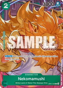 Nekomamushi (OP01-048) (V.2)⁣ - Romance Dawn⁣ (Alternate Art)⁣ [048]