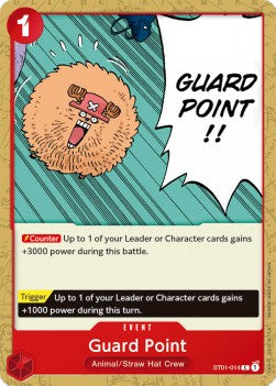 Guard Point (ST01-014) (V.1)⁣ - Starter Deck: Straw Hat Crew⁣ (Common)⁣ [014]