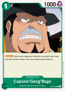 Capone"Gang"Bege (ST02-004) (V.1)⁣ - Starter Deck: Worst Generation⁣ (Common)⁣ [004]