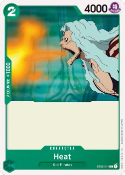 Heat (ST02-011) (V.1)⁣ - Starter Deck: Worst Generation⁣ (Common)⁣ [011]