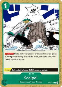 Scalpel (ST02-015) (V.1)⁣ - Starter Deck: Worst Generation⁣ (Common)⁣ [015]
