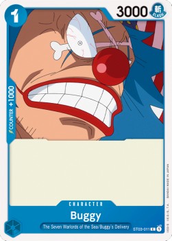 Buggy (ST03-011) (V.1)⁣ - Starter Deck: The Seven Warlords of the Sea⁣ (Common)⁣ [011]