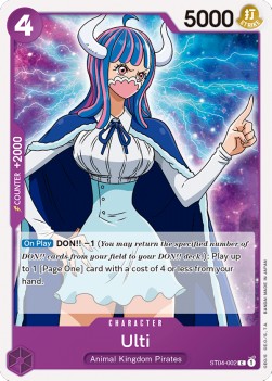 Ulti (ST04-002) (V.1)⁣ - Starter Deck: Animal Kingdom Pirates⁣ (Common)⁣ [002]