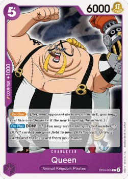 Queen (ST04-005) (V.1)⁣ - Starter Deck: Animal Kingdom Pirates⁣ (Common)⁣ [005]