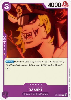 Sasaki (ST04-006) (V.1)⁣ - Starter Deck: Animal Kingdom Pirates⁣ (Common)⁣ [006]