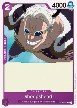 Sheepshead (ST04-007) (V.1)⁣ - Starter Deck: Animal Kingdom Pirates⁣ (Common)⁣ [007]