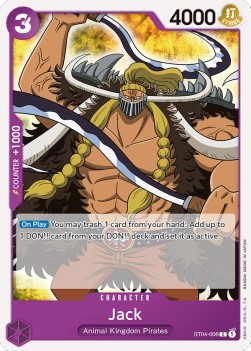 Jack (ST04-008) (V.1)⁣ - Starter Deck: Animal Kingdom Pirates⁣ (Common)⁣ [008]